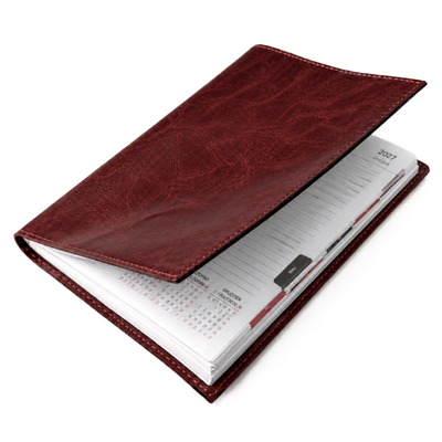 Personalizowany kalendarz skórzany A5 SA68 Maroon