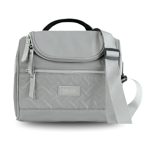 Torba termiczna Solier lunch box torba na kanapki - szara