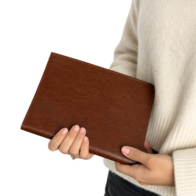 Personalizowany notes skórzany A5 SA66 vintage brąz