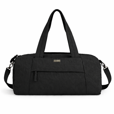 Sportowa torba materiałowa fitness Solier FB52 Lunea - czarna