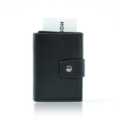 Skórzany portfel damski zapinany SW38 BLACK