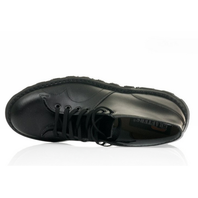 Czarne klasyczne buty męskie retro MONKEY SHOES