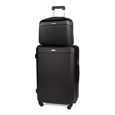 Zestaw walizek podróżnych KUFEREK + WALIZKA STL945 BLACK M 22'