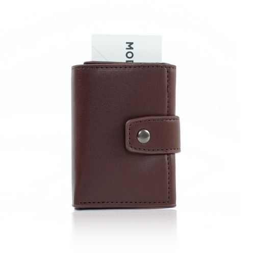 Portfel męski zapinany SW38 BROWN