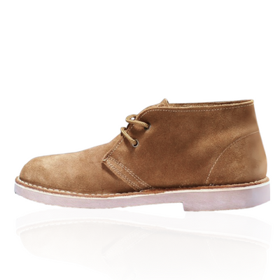 Skórzane męskie buty Chukka w kolorze piaskowym M467BS