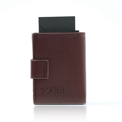 Portfel męski zapinany SW38 BROWN