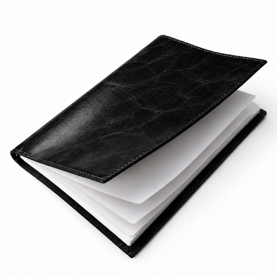 Personalizowany notes skórzany A5 SA66 czarny
