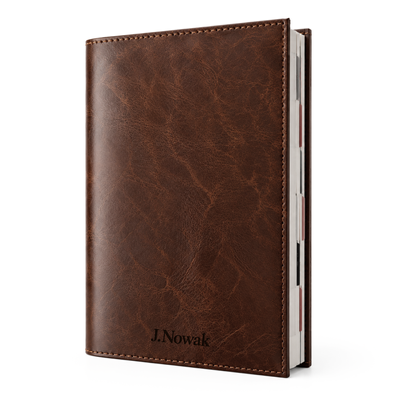 Personalizowany kalendarz skórzany A5 SA68 Vintage Brown