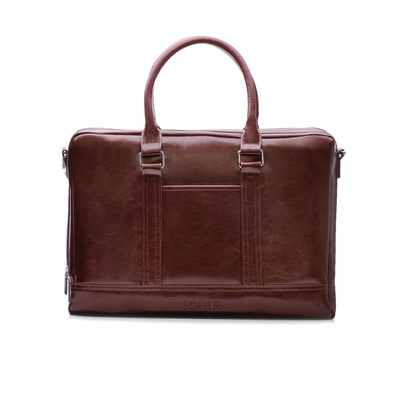 Elegancka skórzana męska torba ramię Solier SL02 ABERDEEN