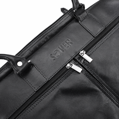 Skórzana męska torba na ramię, laptopa Solier SL01 DUNDEE