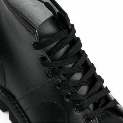 Czarne klasyczne buty męskie retro MONKEY SHOES