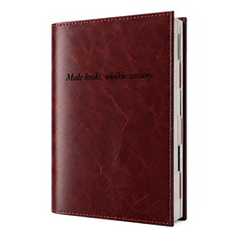 Personalizowany kalendarz skórzany A5 SA68 Maroon