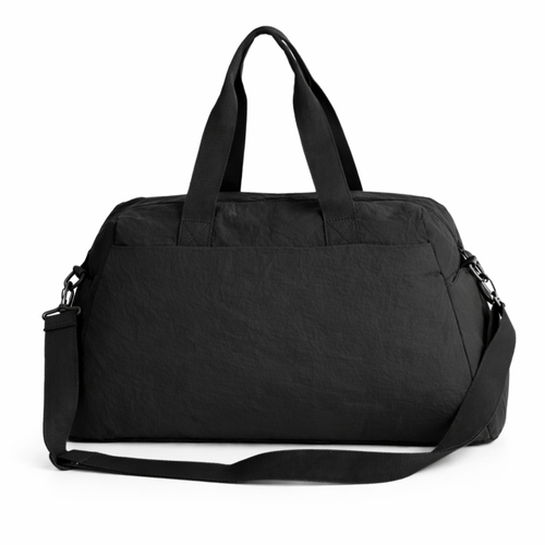Materiałowa sportowa torba damska fitness Solier FB54 Eloa - czarny