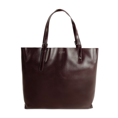 Bordowa torba shopper damska FL32 Tivora Maroon