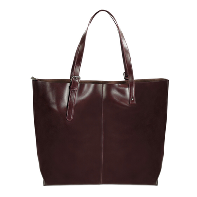 Bordowa torba shopper damska FL32 Tivora Maroon