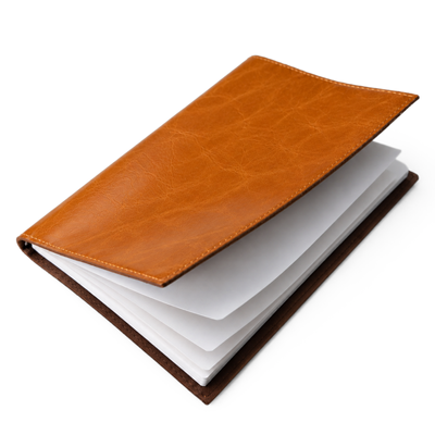 Personalizowany notes skórzany A5 SA66 camel