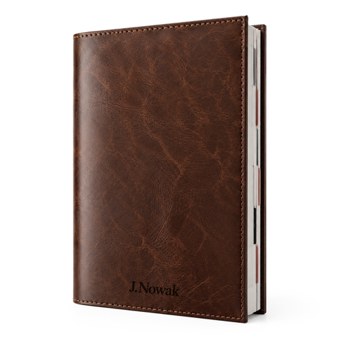 Personalizowany kalendarz skórzany A5 SA68 Vintage Brown