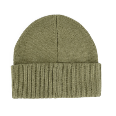 Czapka wełniana 100% wełny ELWOLL - khaki