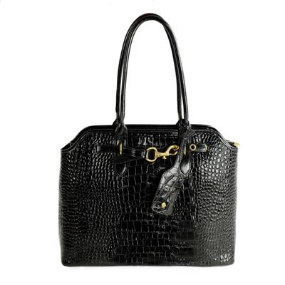 Duża torba shopper FL57 ARLA czarna