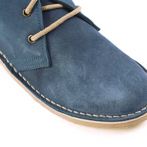 Casualowe damskie półbuty granatowe DESERT SHOES