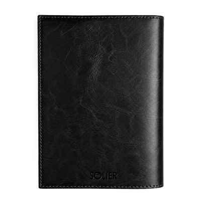Personalizowany notes skórzany A5 SA66 czarny