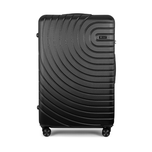 Walizka podróżna średnia ABS SOLIER AVENTOR STL1064 BLACK 24" M