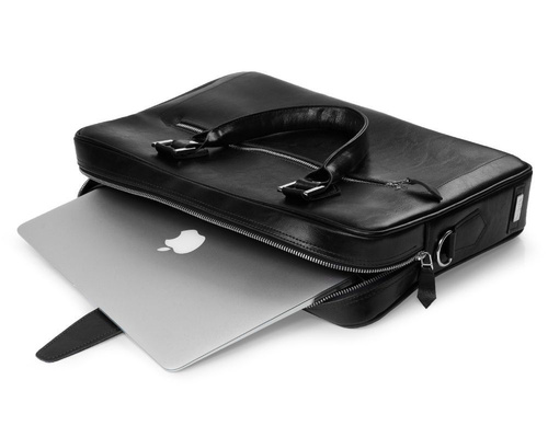 Skórzana męska torba na laptopa z uchwytem na walizkę SL23 Easton