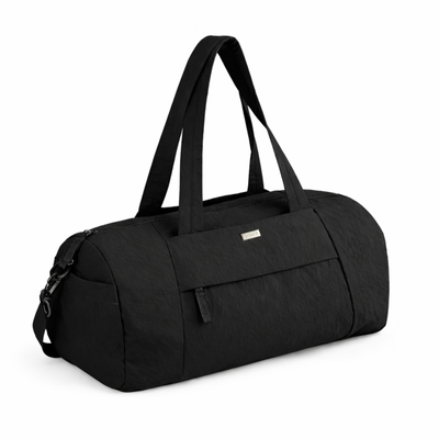 Sportowa torba materiałowa fitness Solier FB52 Lunea - czarna