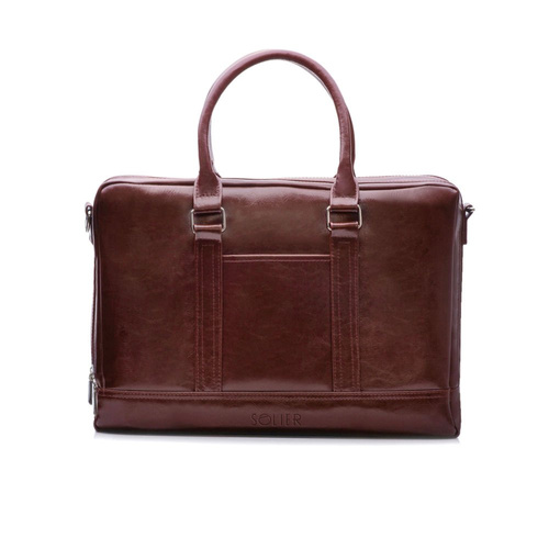 Elegancka skórzana męska torba ramię Solier SL02 ABERDEEN