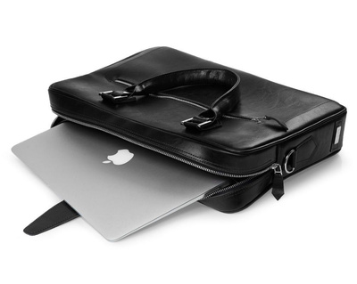Skórzana męska torba na laptopa z uchwytem na walizkę SL23 Easton