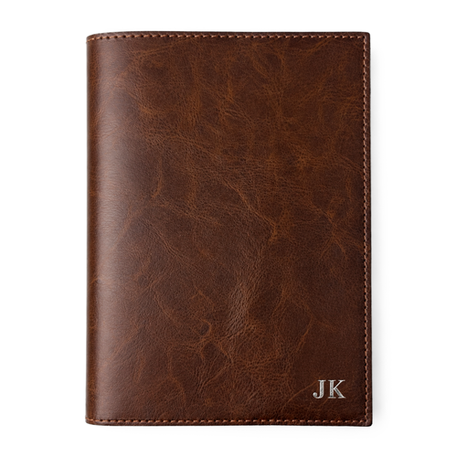 Personalizowany notes skórzany A5 SA66 vintage brąz