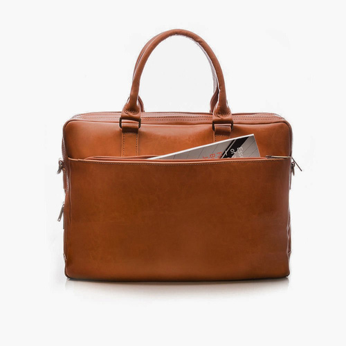 Męska skórzana torba na ramię, laptopa Solier SL01 DUNDEE