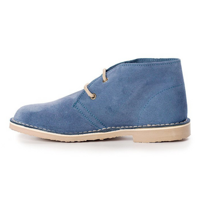 Casualowe damskie półbuty granatowe DESERT SHOES