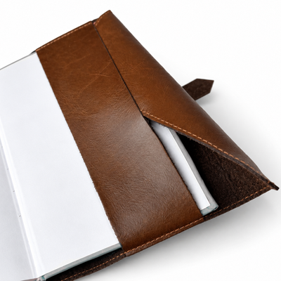 Personalizowany kalendarz skórzany A5 z paskiem SA69 Vintage Brown