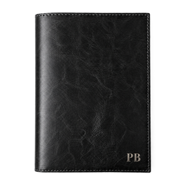 Personalizowany notes skórzany A5 SA66 czarny