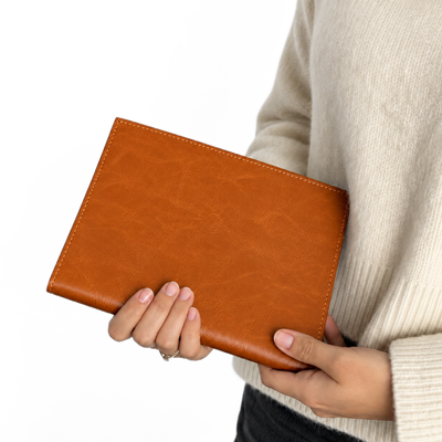 Personalizowany notes skórzany A5 SA66 camel