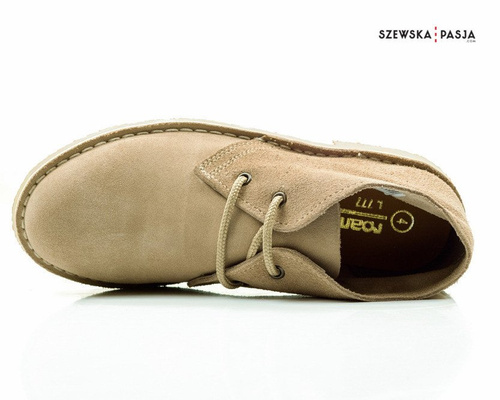 Klasyczne zamszowe buty desert damskie, botki