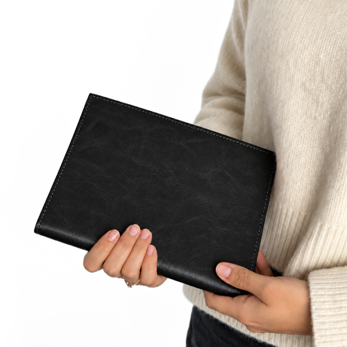 Personalizowany notes skórzany A5 SA66 czarny
