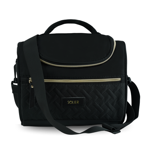 Torba termiczna Solier lunch box torba na kanapki - czarna