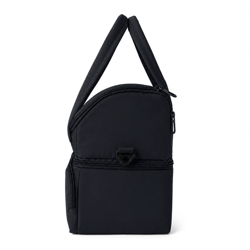 Torba termiczna duża lunch bag XXL z dwiema komorami LBS07 - Czarny
