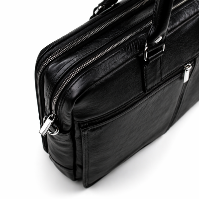 Skórzana męska torba na ramię, laptopa Solier SL01 DUNDEE
