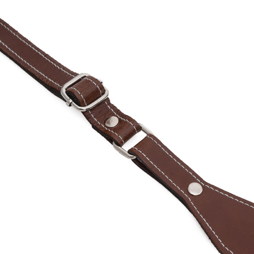 Personalizowany pasek do aparatu na szyję SA48 brązowy vintage