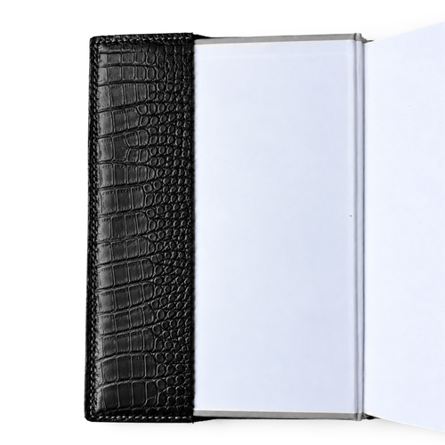 Personalizowany kalendarz skórzany A5 SA68 Czarny Croco