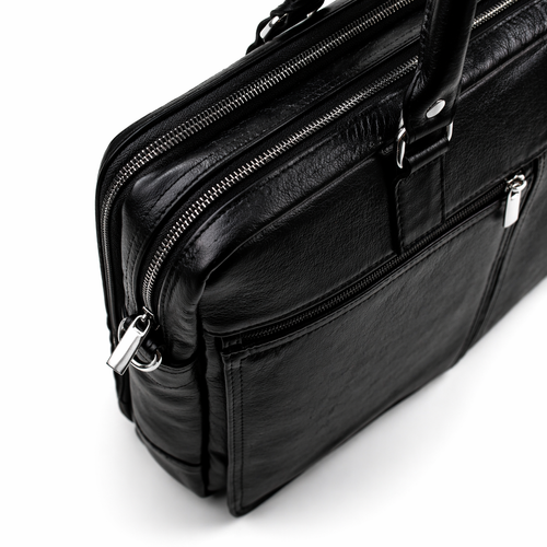 Skórzana męska torba na ramię, laptopa Solier SL01 DUNDEE