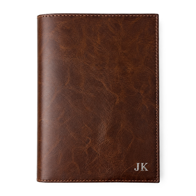 Personalizowany notes skórzany A5 SA66 vintage brąz