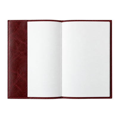 Personalizowany notes skórzany A5 SA66 bordowy