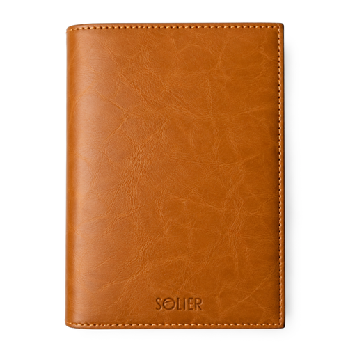Personalizowany notes skórzany A5 SA66 camel