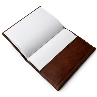 Personalizowany notes skórzany A5 SA66 vintage brąz