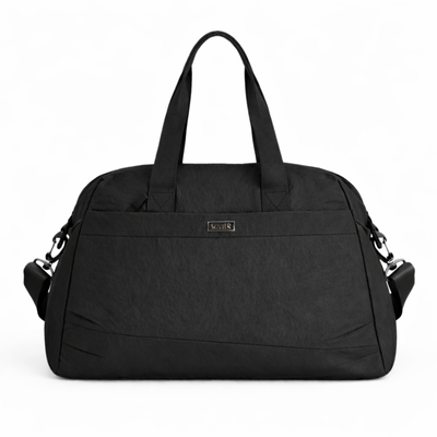 Materiałowa sportowa torba damska fitness Solier FB54 Eloa - czarny
