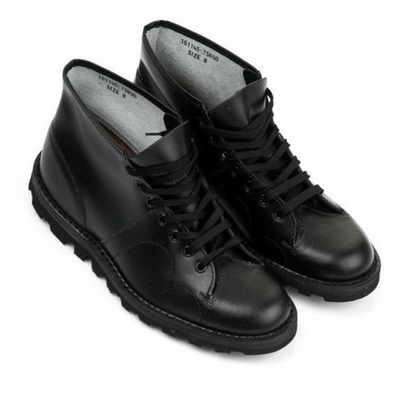 Czarne klasyczne buty męskie retro MONKEY SHOES